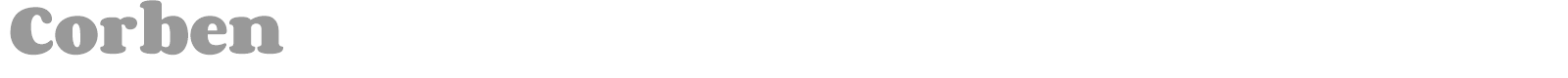 Corben font preview